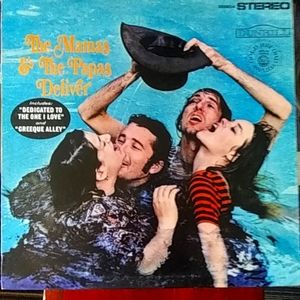Vintage Mamas & The Papas "Deliver" 12" Vinyl LP U.S.1967